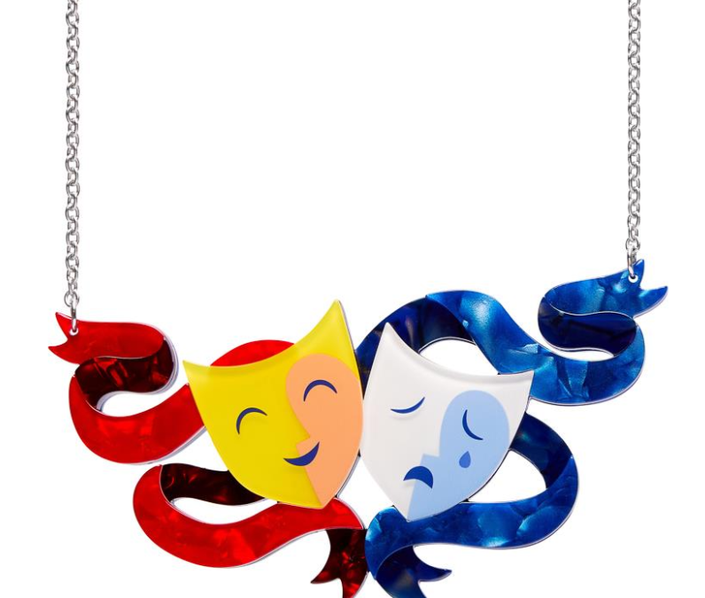 Comedy & Tragedy Necklace
