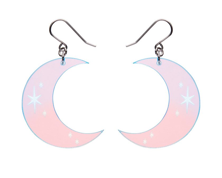Half Moon Drop Earrings – Iridecent