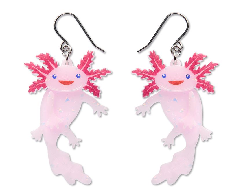 Axolotl Drop Earrings