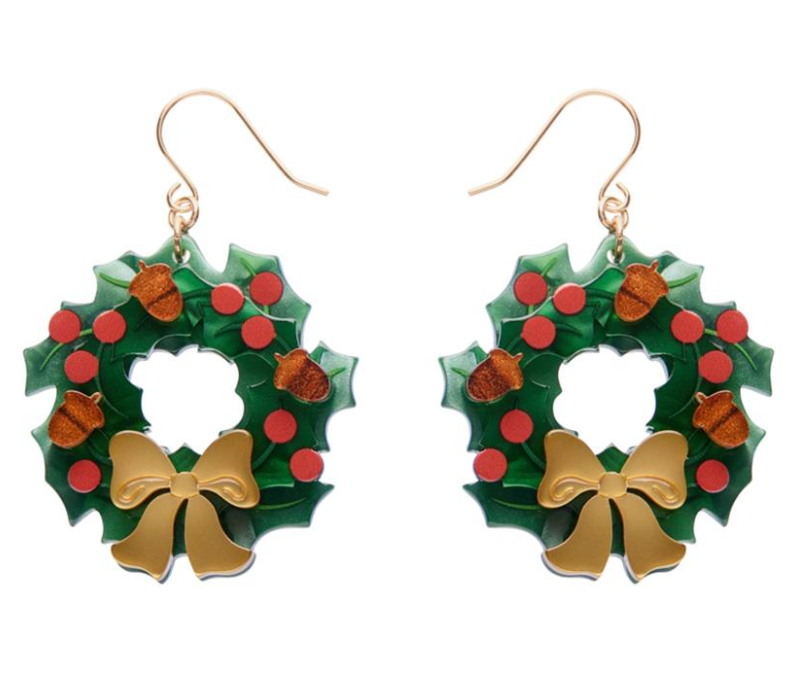 Forest Wreath Drop Earrings