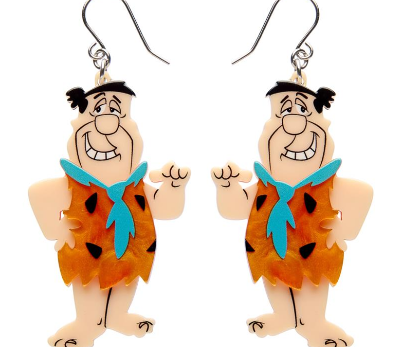 Fred Flintstone Drop Earrings