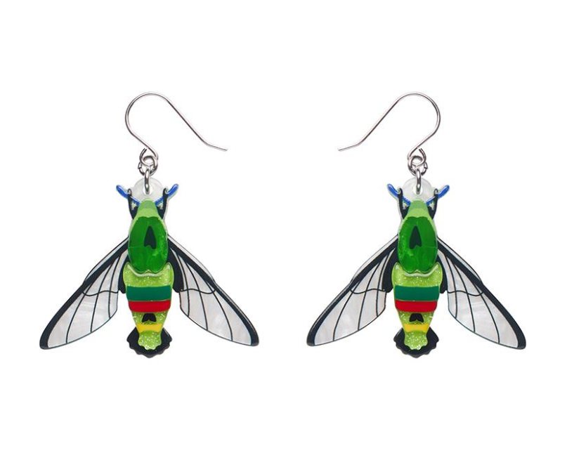 Glimmer The Hawk Moth Drop Earrings