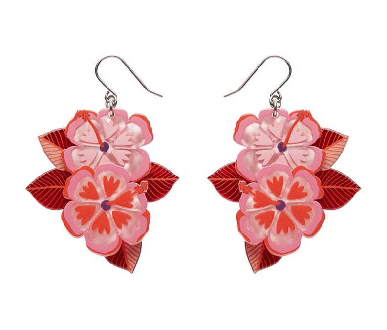 Halcyon Hibiscus Drop Earrings 2025