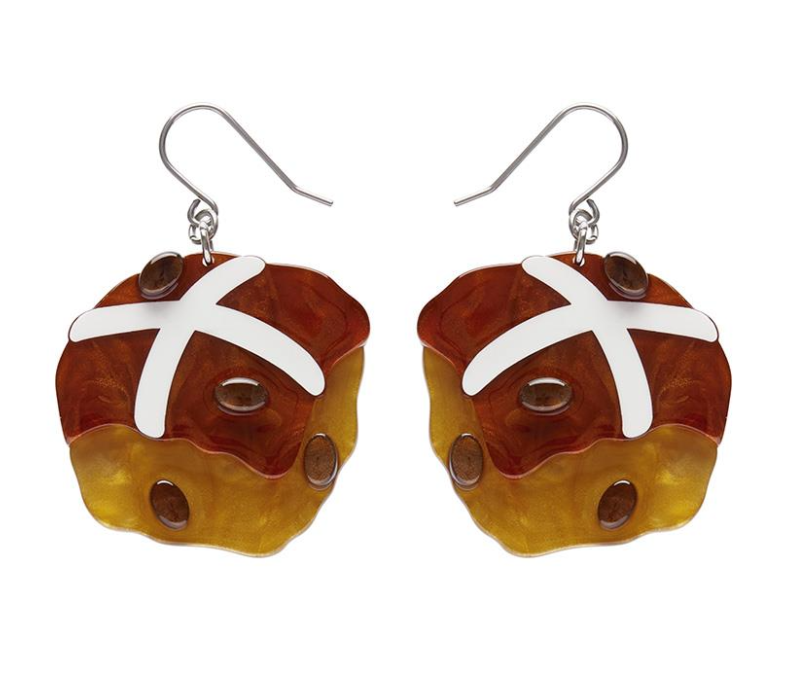Hot Cross Cravings Drop Earrings
