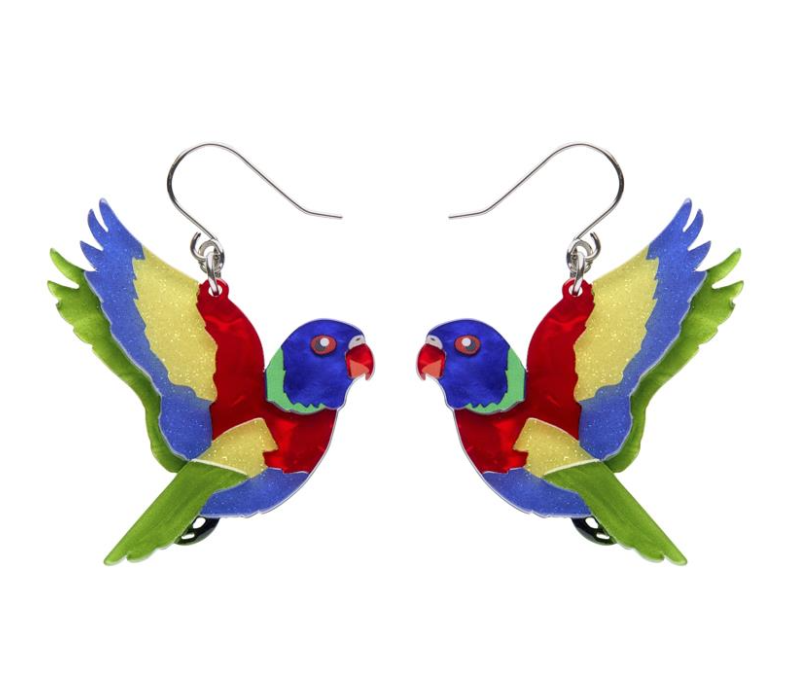 Lulu The Lorikeet Earrings