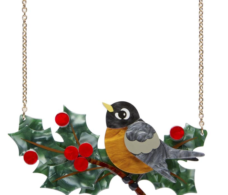 Ruby The Robin Necklace
