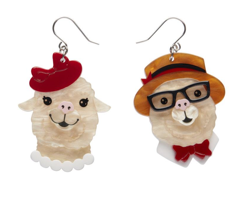 The Enamoured Alpacas Drop Earrings